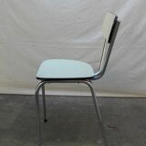 Six ivory formica chairs