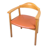 Armchair - Model Form 75 - Cognac leather seat - Tappede Collections - Andreas Hansen - 1980s