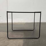 Postmodern perforated metal nesting side table from Ikea, 1980s.