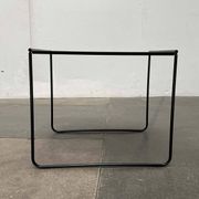 Table d'appoint postmoderne en métal perforé Ikea, années 1980