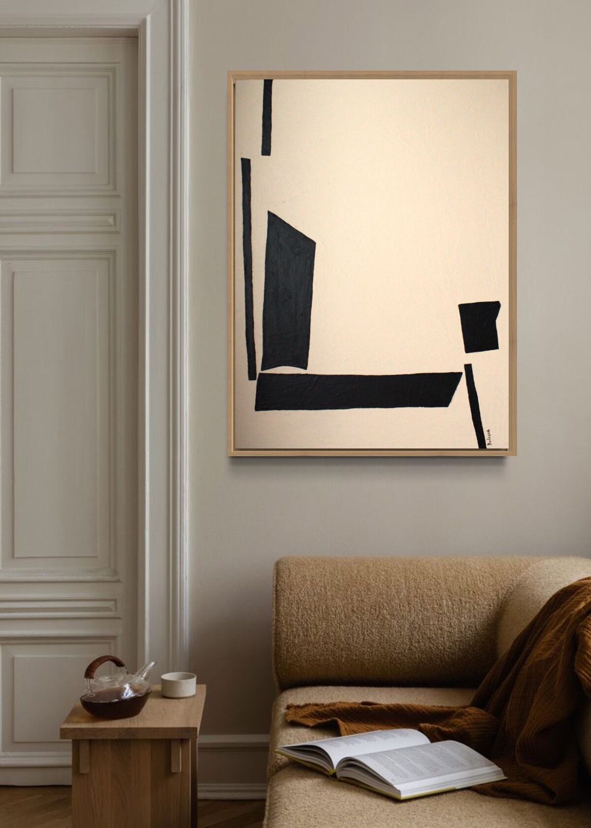 Abstract minimalist "the line"