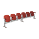Bench Castelli Piretti Axis 3000 6 seats red