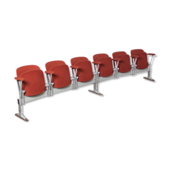 Banc Castelli Piretti Axis 3000 6 places rouge