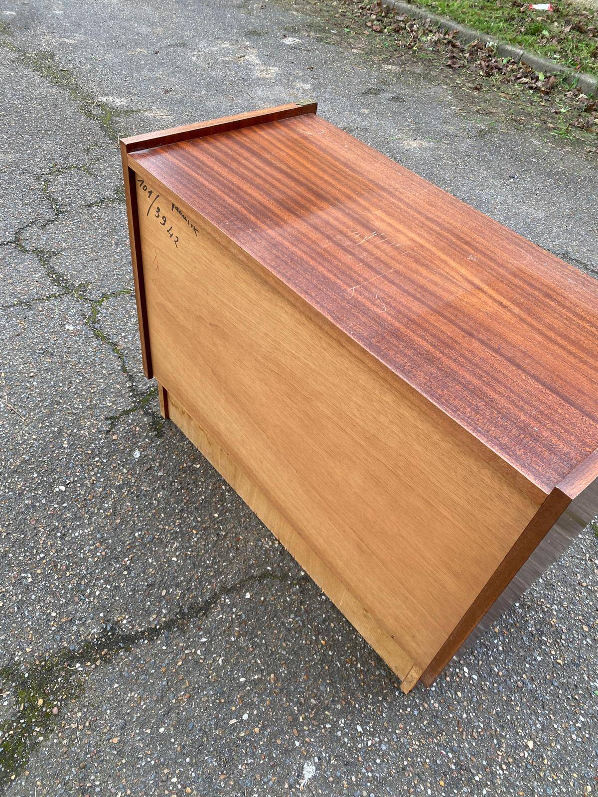 Commode scandinave vintage par Gauthier France style bateau