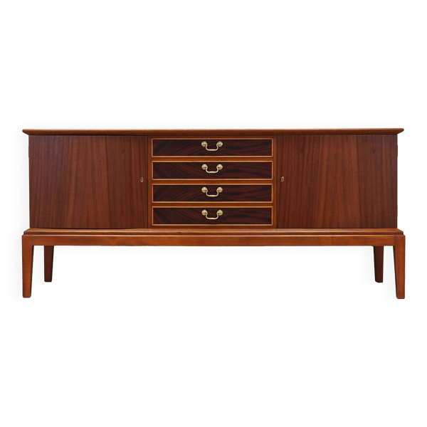 Enfilade en acajou, design danois, années 1970, production : Danemark