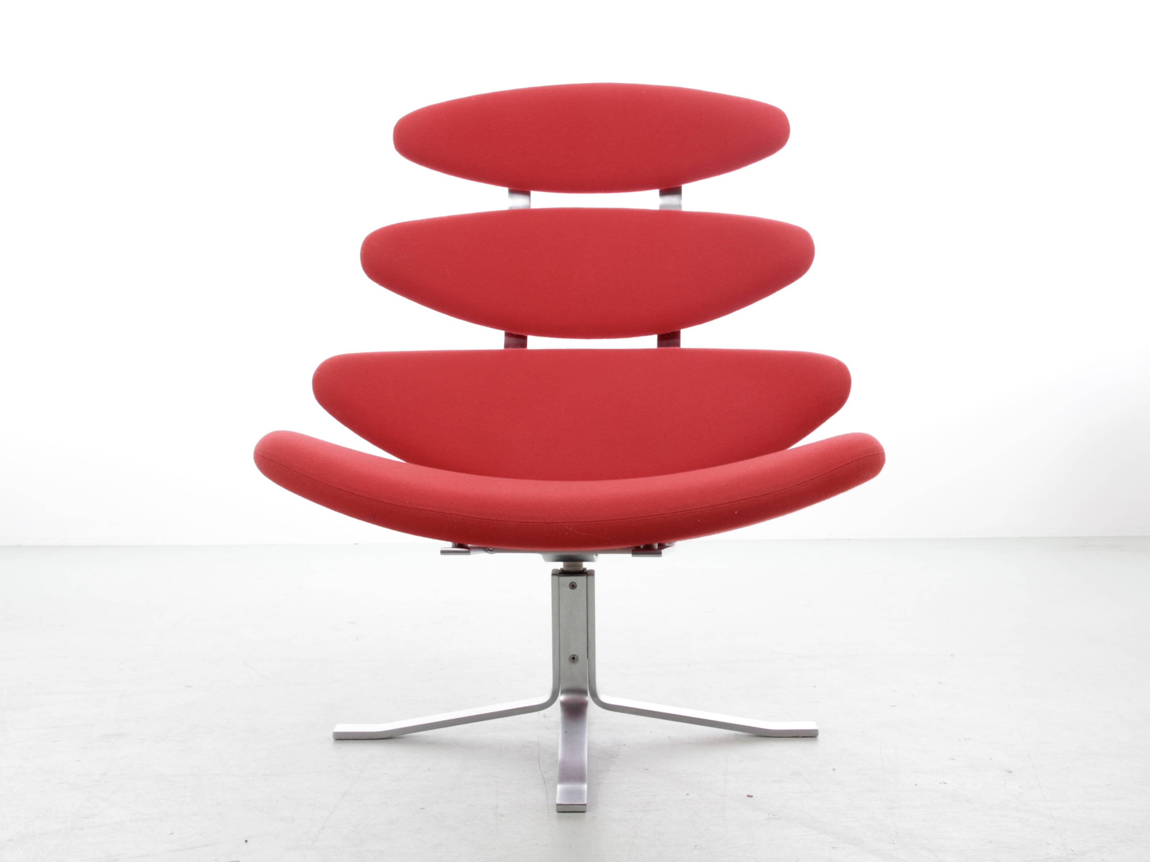 Paire de fauteuils scandinaves vintage modèle Corona