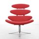 Paire de fauteuils scandinaves vintage modèle Corona