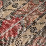 Vintage Turkish Oushak Rug Handwoven 52x712 cm