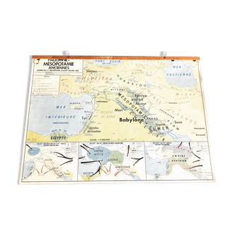Carte Palestine Mésopotamie