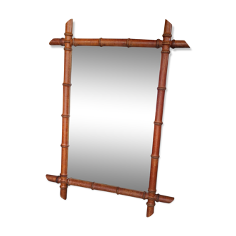 Miroir 58*80 cm en bois façon bambou 1900