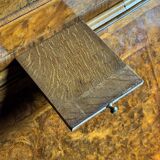 Burr walnut bureau bookcase 19th century