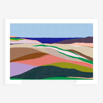 The Hills - Art print (A4)