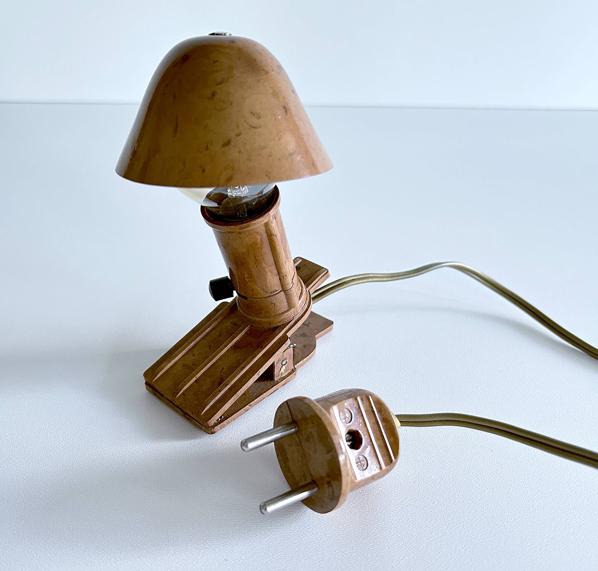 Lampe art deco d'appoint bakelite