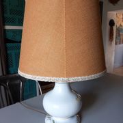 Lampe ancienne en faïence d'art de Rodez