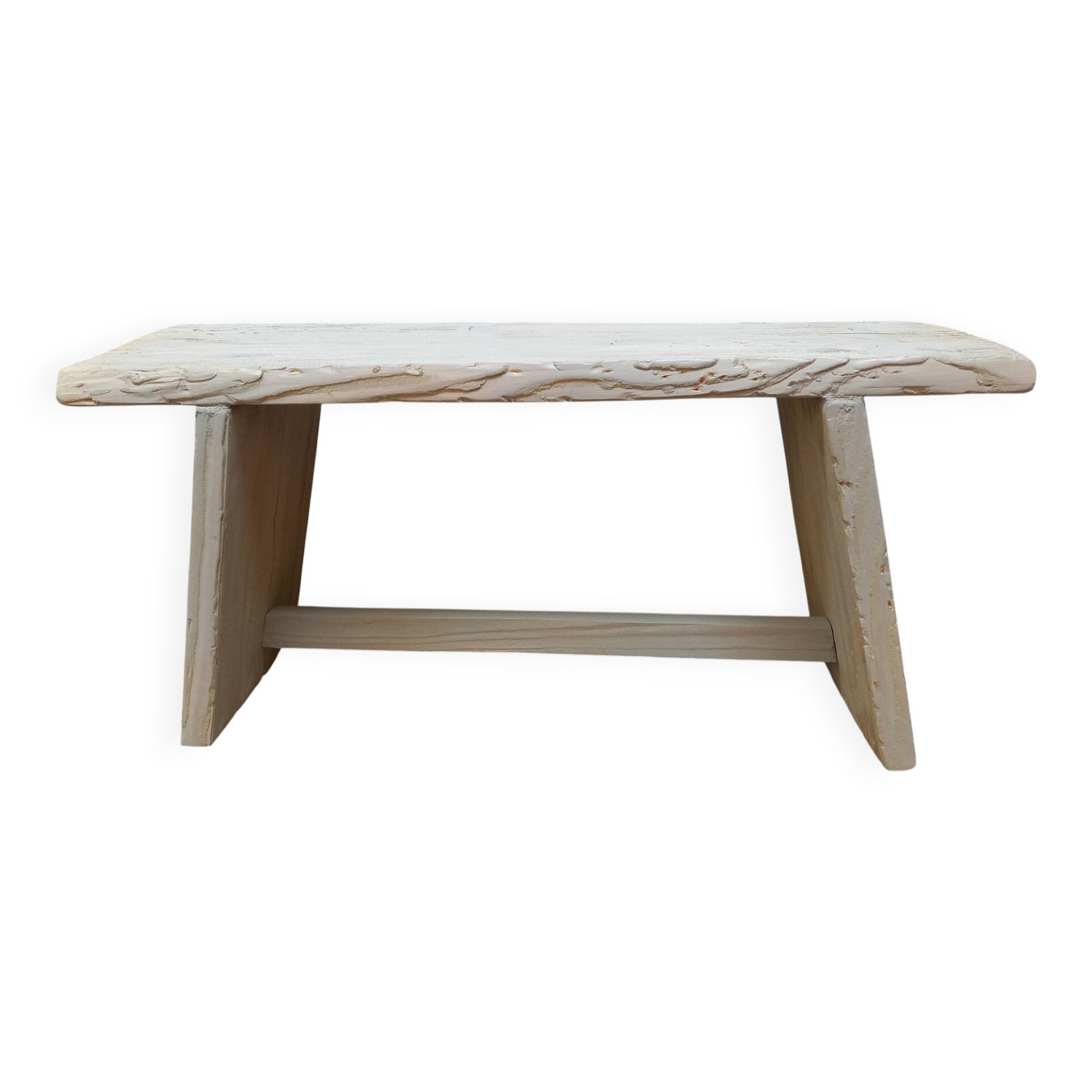 Small wooden bench
