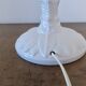 Grande lampe palmier, Italy, en céramique blanche, années 60