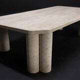 Travertine coffee table by the Italian publisher Up&Up.