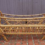Rattan child bed, 60s