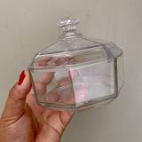 Set of 3 vintage glass candy jars