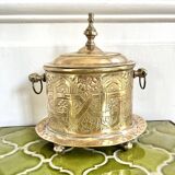 Engraved candy box sugar bowl
