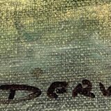 HST painting "The family walk" signed Dervin