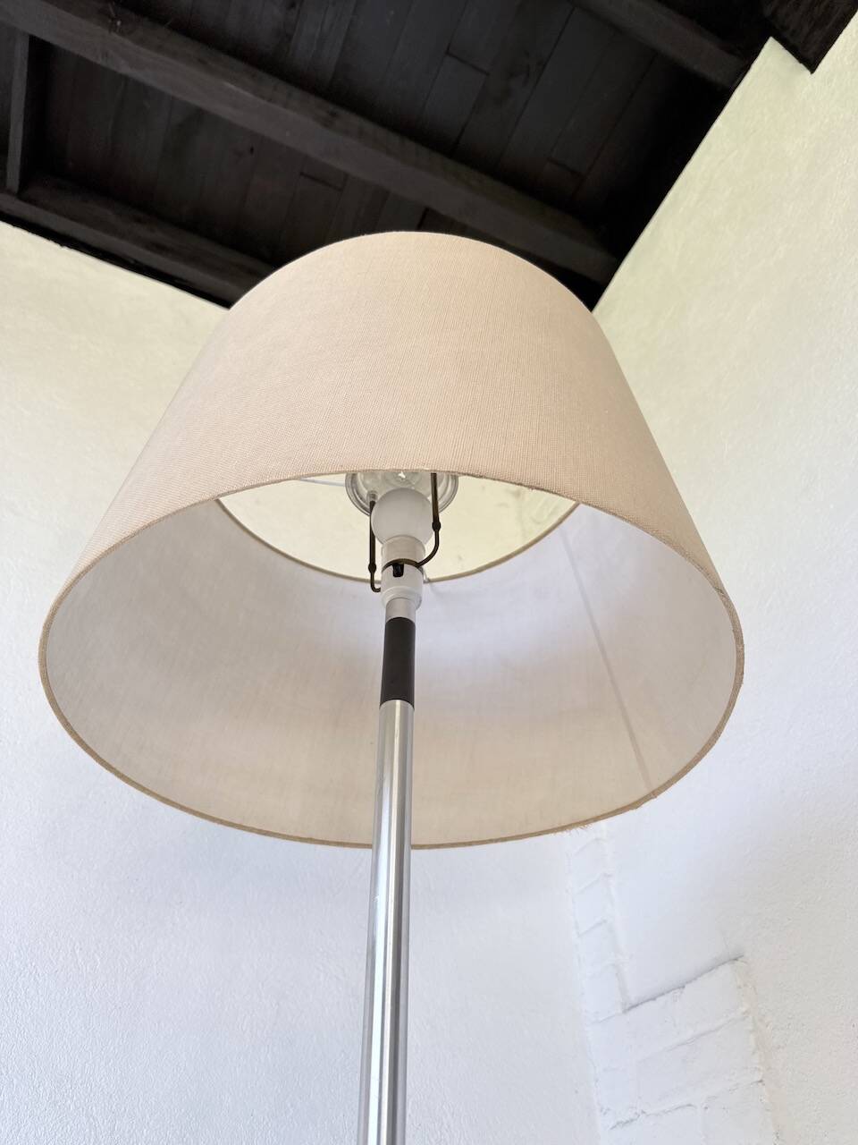 1970s chrome tripod floor lamp Richard