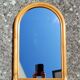 Miroir rotin 60s