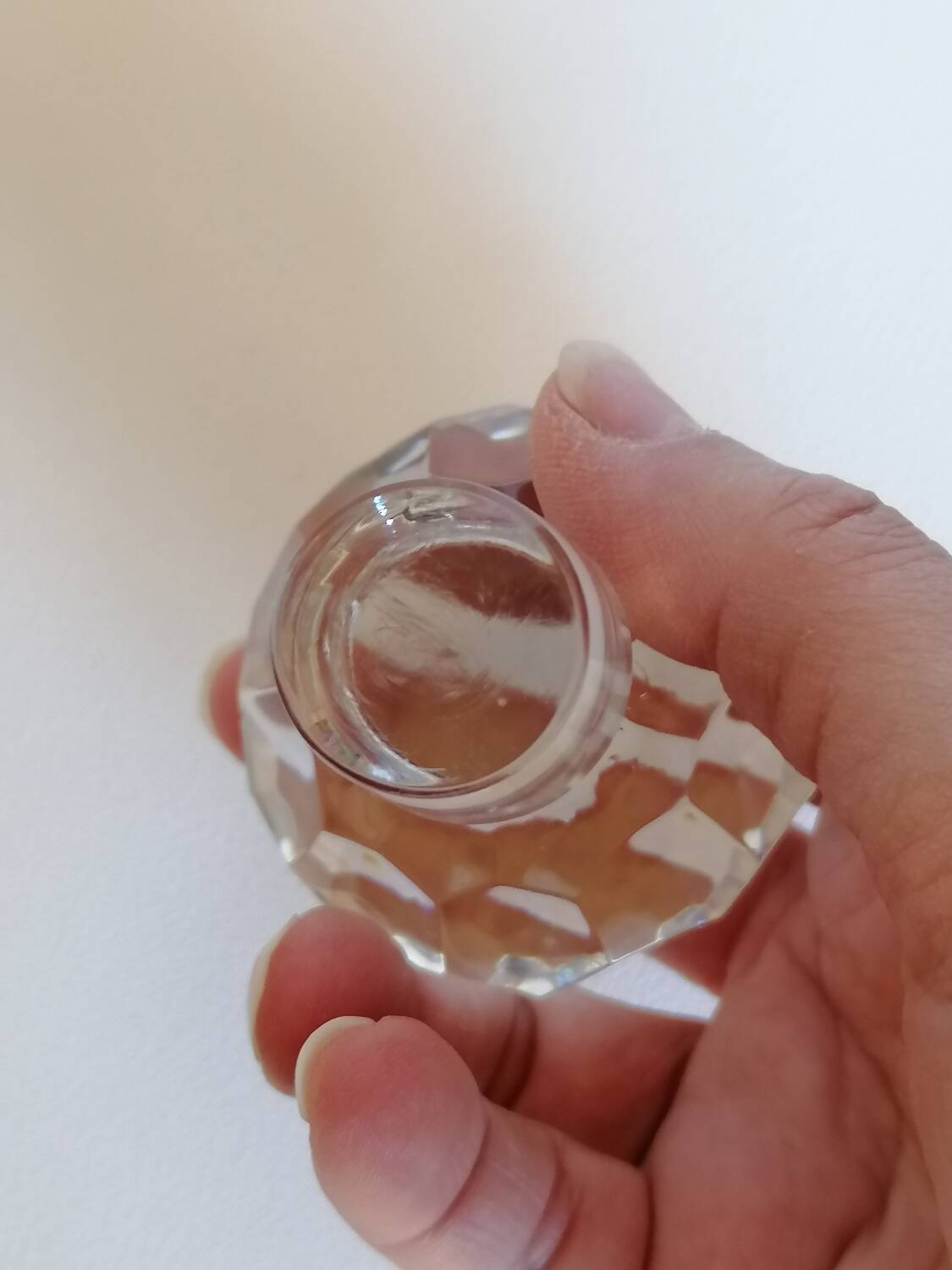 Carafe whisky cristal taillé