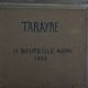 Still life signed Tarayre dated 1953, beautiful carved wood frame 78x90 cm SB
