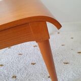 Scandinavian armchair in curved wood