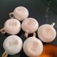 6 old porcelain coffee cups