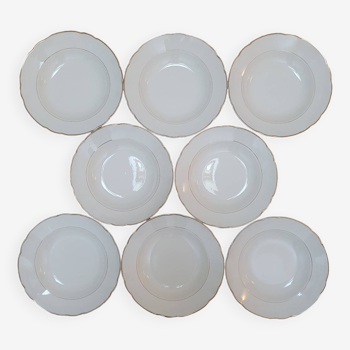 Lot de 8 assiettes creuses Villeroy et Boch