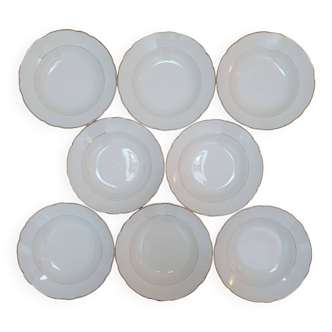 Lot de 8 assiettes creuses Villeroy et Boch