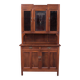 Large Art Nouveau walnut buffet