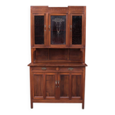 Large Art Nouveau walnut buffet