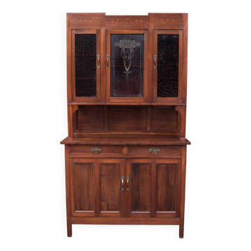 Large Art Nouveau walnut buffet