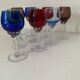 Set of 10 antique digestif glasses.