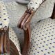 Louis XVI period cabriolet armchair