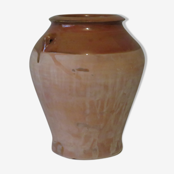 Vase ancien en terre cuite naturel