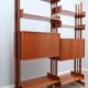 Mid-Century Italian teak bookcase / room divider AV Arredamenti 1960s