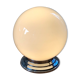 Lampe boule vintage à poser