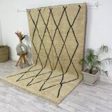 Handmade wool berber rug 280 x 160 cm