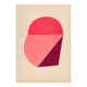 Collage abstrait - jac - signé Eawy