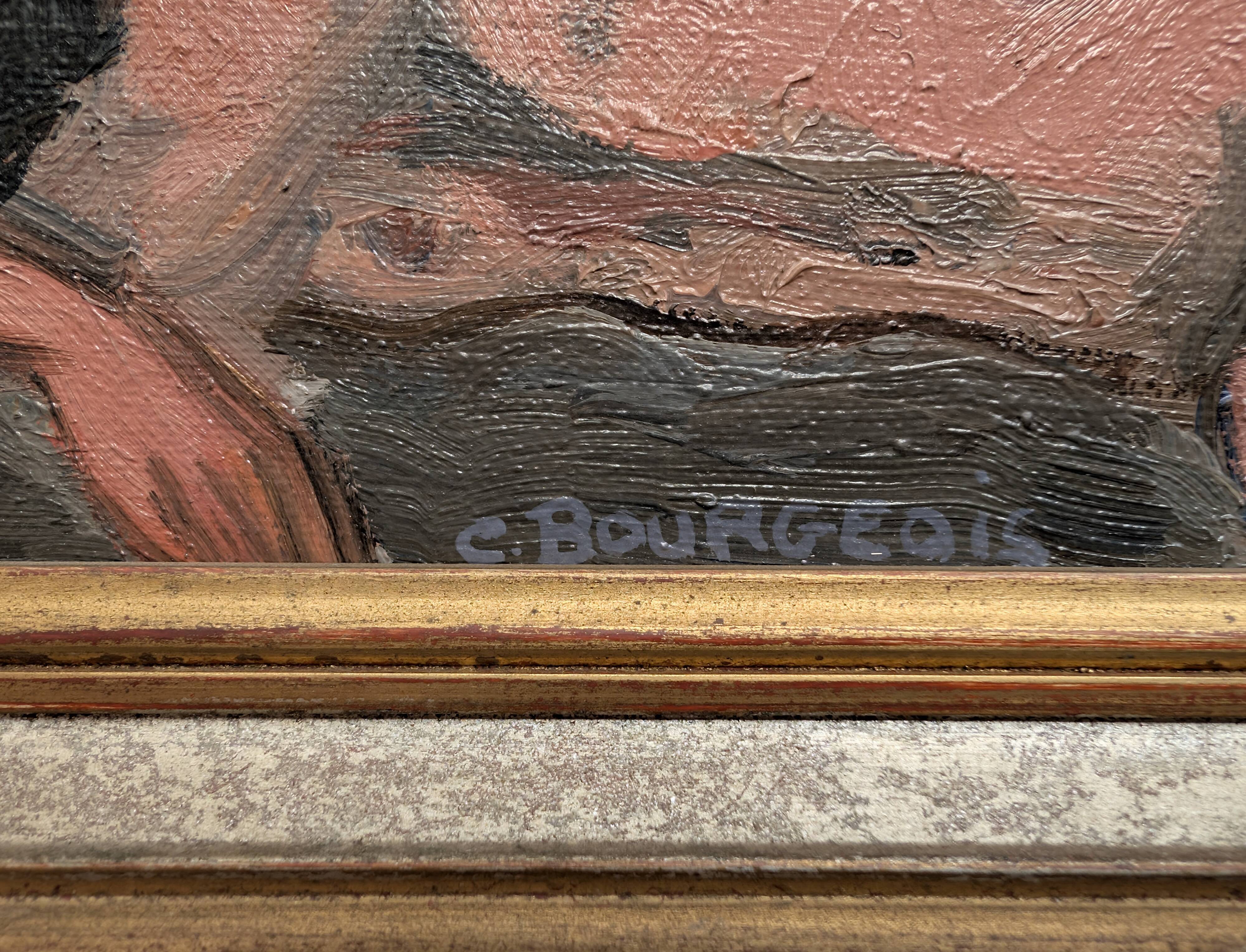 Oil on canvas "Small male nude"