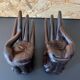 Paire de mains sculptées esprit Ida Bagus