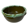 Glazed ceramic salad bowl
