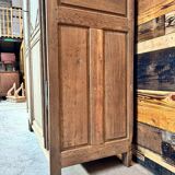 Aero-blasted oak wardrobe