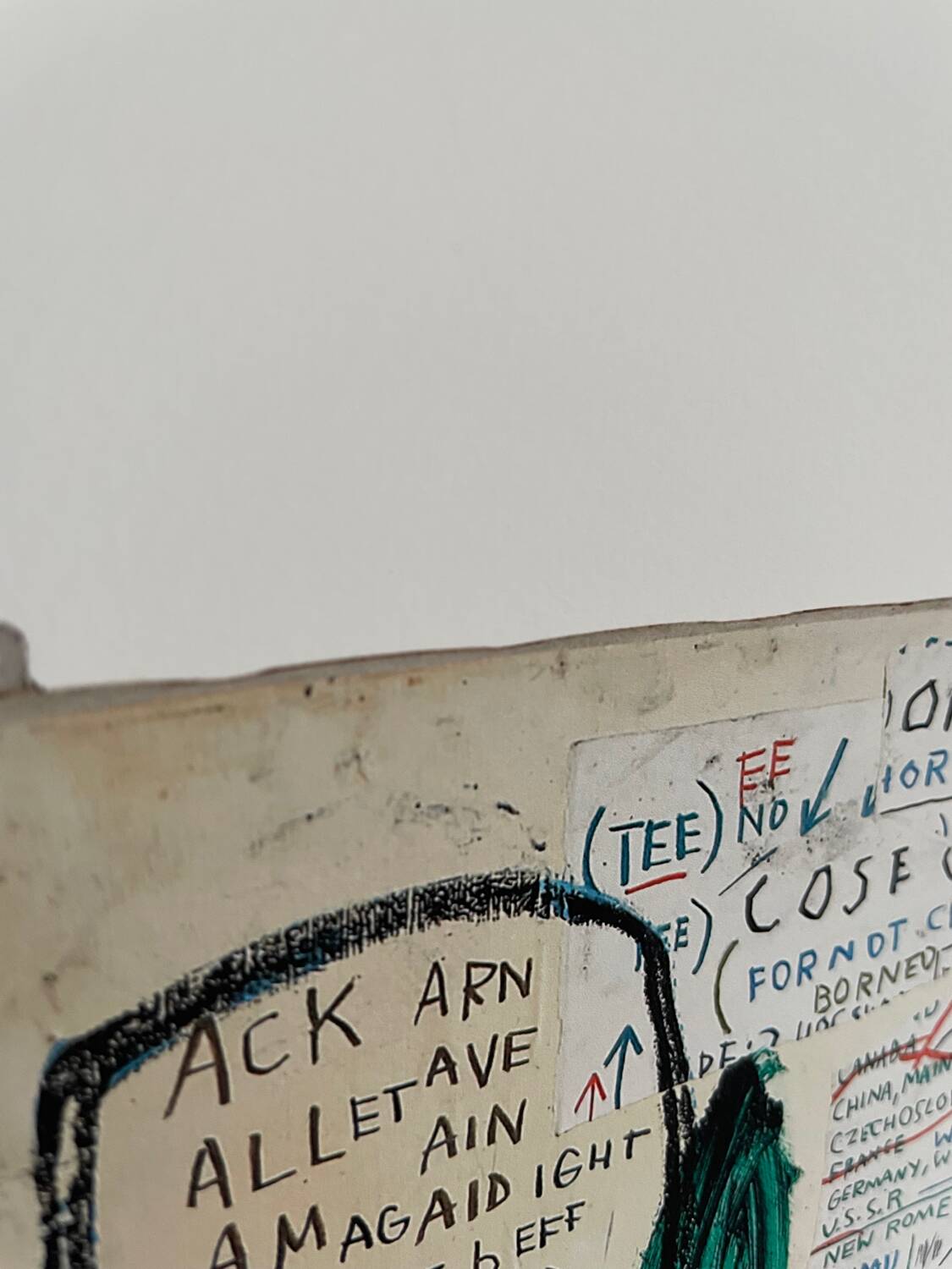 Jean Michel Basquiat (1960-1988) Piscine Versus the Best Hotels,1982, Licensed by Artestar NY