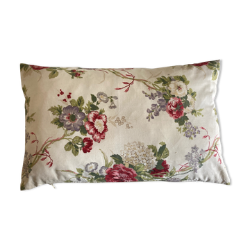 Canvas cushion 1960 flowers Cole & Son London 60cm x 40cm