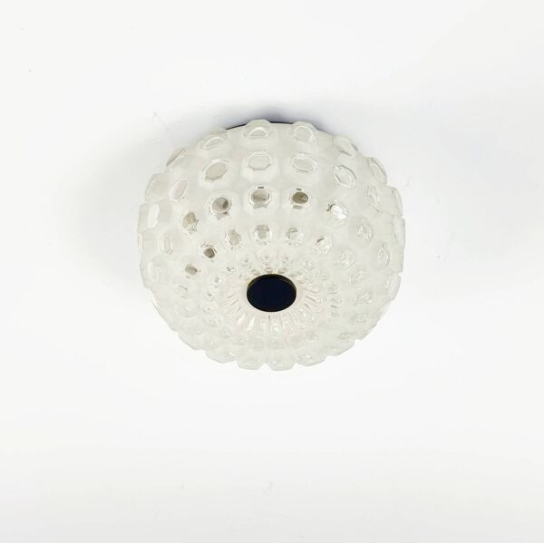 Plafonnier en verre à bulles du milieu du siècle de Limburg, Allemagne, années 1960